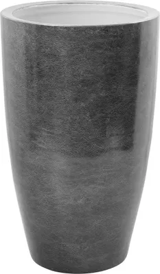 Produktbild von Fink MELUA, Vase, Porzellan, grau, silberfarben, H. 51 cm, D. 30 cm 120006