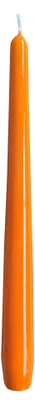 Produktbild von Gelackte Spitzkerzen Mandarin Orange 240 x Ø 23 mm, 12 Stück