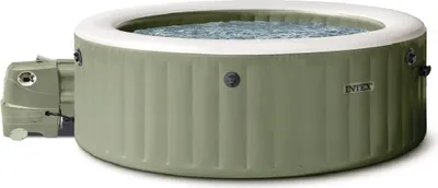 Produktbild von INTEX 28426NP Whirlpool PureSPA Bubble olivgrün 196cm 4 Personen Outdoor Spa