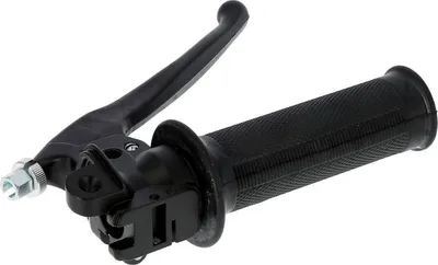 Immagine prodotto di Manico a farfalla nero con supporto in nero - per Simson KR51 Schwalbe, SR4-2 Star, SR4-3 Sparber, SR4-4 Hawk