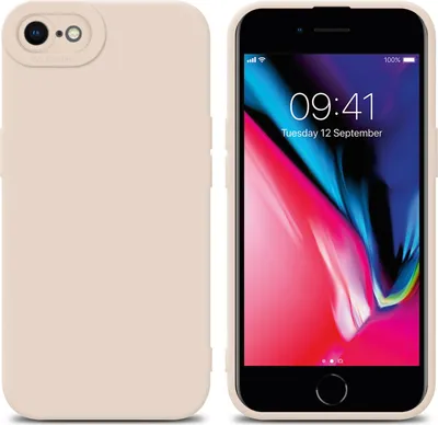 Produktbild von Cadorabo Hülle für Apple iPhone 7 / 7S / 8 / SE 2020 Schutz Hülle in Rosa TPU Silikon Etui Case Handyhülle