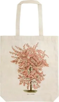 Productafbeelding van Wasmand van katoen, met bloemenprint, merk Skona, afmetingen 38x42x4 cm