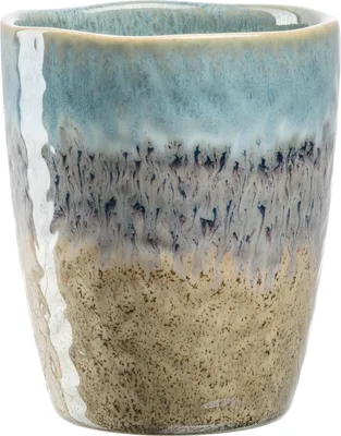 Produktbild von LEONARDO Matera, Einzelbild, 0,3 l, Beige, Blau, Grau, Keramik, Becher, Kaffee