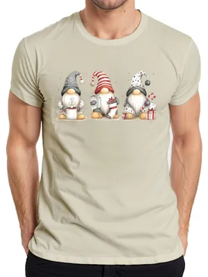 Immagine prodotto di Maglietta da uomo "Christmas Gnome Gift", Nature, L