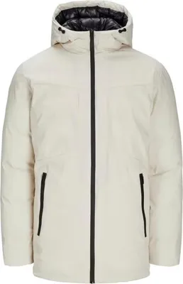 Produktbild von Jack & Jones 12263180_123_XL, Anorak, Uni, Erwachsener, Reißverschluss, Polyester, Beige
