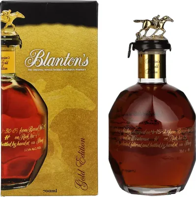 Image de Blanton's GOLD EDITION The Original Single Barrel Bourbon Whiskey 51,5% Vol. 0,7l en boîte cadeau