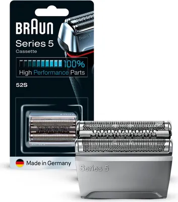Produktbild von Braun Elektrorasierer Scherkopf Ersatzscherteil 52S kompatibel mit Series 5 Elektrorasierern