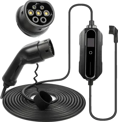 Produktbild von E-Auto-Ladegerät, 6A-16A einstellbarer Strom, IP66 wasserdicht, ANDAIIC EE1610K