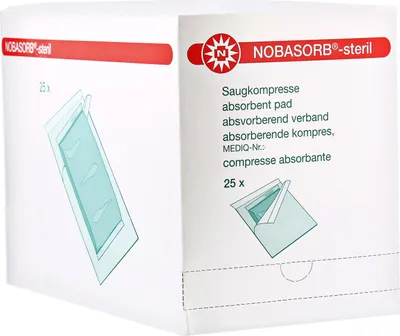 Image de Compresses absorbantes Nobasorb-Steril 20x30 cm 15 pces
