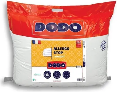 Image de Couette tempérée DODO, 240 x 260 cm, 300 g/m², ALLERGO STOP, Blanc