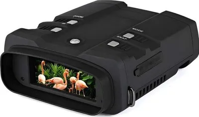 Produktbild von Nachtkijker mit LCD-Display und 3-fachem Digitalem Zoom, 1080p HD, 64 GB, Oplaadbaar, Schwarz