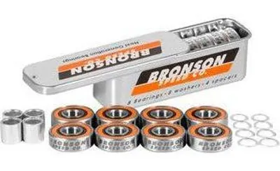 Image de Bronson Speed Co. Roulements à billes Bearings G3, taille : ONESIZE, couleurs : orange-argent