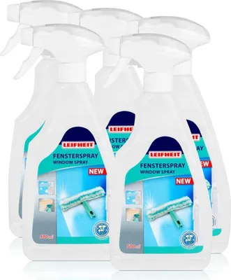 Produktbild von Leifheit Fensterspray 500ml - Für die streifenfreie Reinigung (5er Pack)