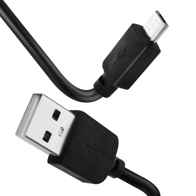 Zdjęcie produktu dla Kabel ładujący USB do micro-USB (ładowanie i synchronizacja) - 2 metry - Czarny