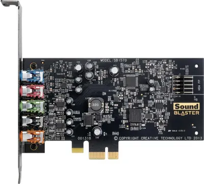 Produktbild von Creative Labs Sound blaster audigy fx v2, 5.1 Kanäle, Eingebaut, 24 Bit, 120 dB, PCI-E