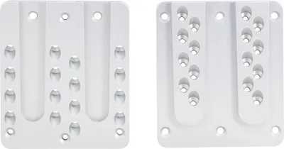Produktbild von PITZL Doppel HVP 120x140x12 mm Aluminium eloxiert