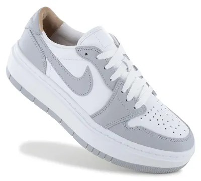 Produktbild von Air Jordan 1 Elevate Low - Damen Sneakers Plateau Schuhe Weiß-Grau DH7004-100 , EU 40.5 US 9