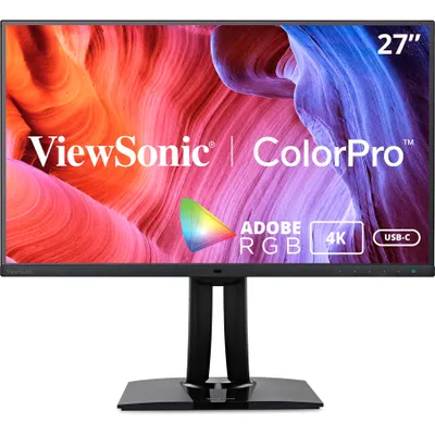Produktbild von Viewsonic VP Series VP2785-4K, 68,6 cm (27"), 3840 x 2160 Pixel, 4K Ultra HD, LED, 5 ms, Schwarz
