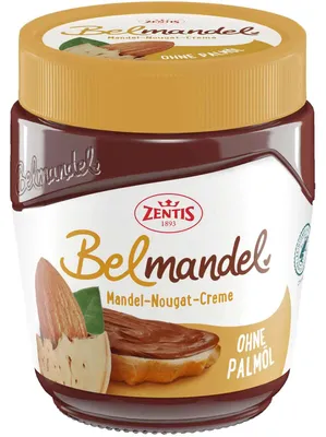 Produktbild von Zentis Belmandel Mandel-Nougat-Creme 350g
