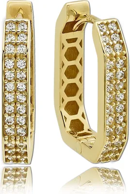 Produktbild von Balia Damen Gold 333 gold, weiß Ohrschmuck D2BGO0115GW