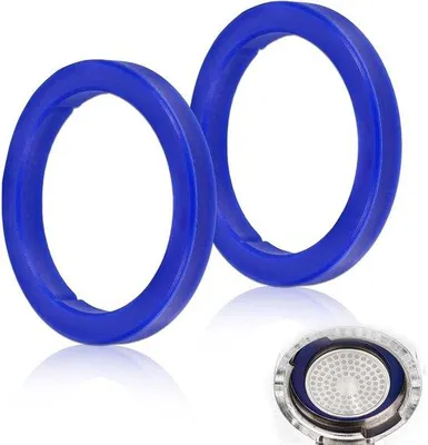 Produktbild von Silikon Dichtungen 2 Stück blau für Espresso Maschine