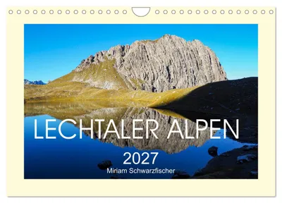 Zdjęcie produktu dla Alpy Lechtalskie (kalendarz ścienny na rok 2027, format A4 poziomy), kalendarz miesięczny CALVENDO