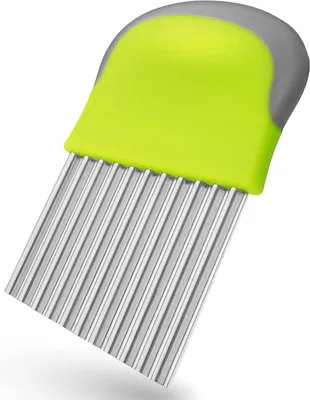 Produktbild von Riffelmesser Edelstahl, ergonomischer Griff, spülmaschinenfest, kinderfreundlich, für Küche