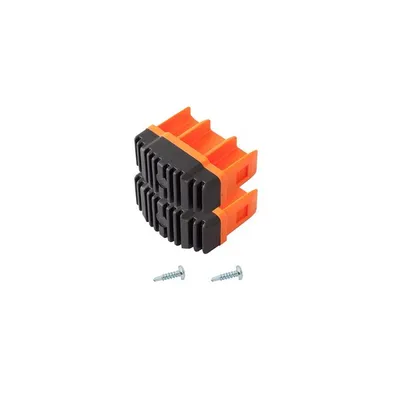 Produktbild von MONTO Fußstopfen (Paar) 64x25 mm, orange, für MONTO Anlege-, Schiebe-, Mehrzweck- und GelenkLeitern,