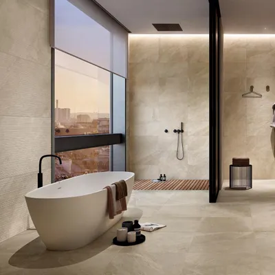 Produktbild von CASA39 Fliesen Steinoptik Beige 120x120 cm Italgraniti Shale