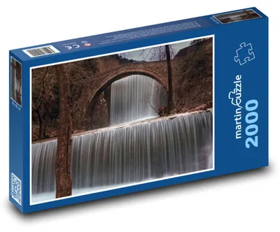 Obrázek produktu pro Puzzle 2000 Vodopád pod mostem - martinpuzzle