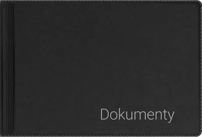 Obrázok produktu pre Okładka na dokumenty małe premium czarna