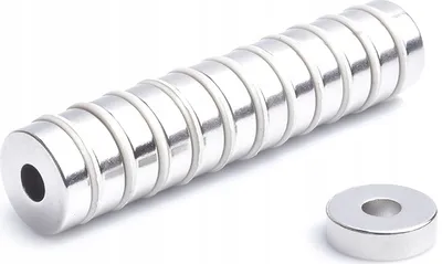 Produktbild von Neodym Magnete Ringmagnet  17x6x5 mm N421 Stück, Extrem stark, Magnettafeln, Kühlschränke, Whiteboards, DIY