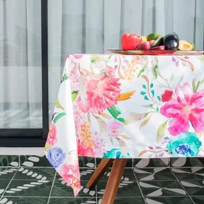Image de Happy Fiday Home 6193, Coton, Nappe, Lavable en machine, 40 °C, 150 x 150 cm, 1 pièce
