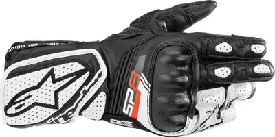 Produktbild von Alpinestars Stella SP-8 V3 Damen Handschuh Lang für Motorrad, Leder, Schwarz