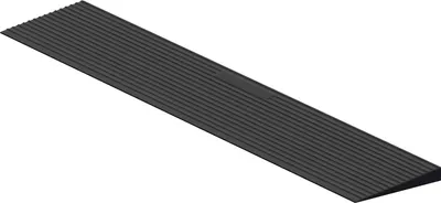 Image de Jayseuw Rampe de seuil en caoutchouc 90 x 20 x 4 cm, charge max. 1T, antidérapante Rampe de seuil pour fauteuil roulant & déambulateur, rampe de trottoir à raccourcir