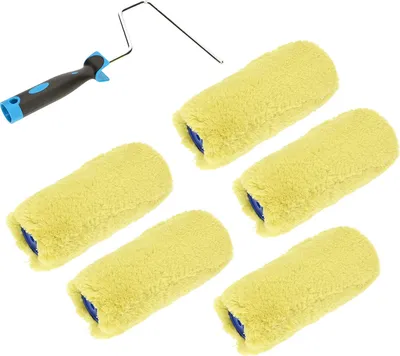 Zdjęcie produktu dla KOTARBAU® zestaw 6 walków malarskich 180 mm Syntex do nakladania farb na bazie wody