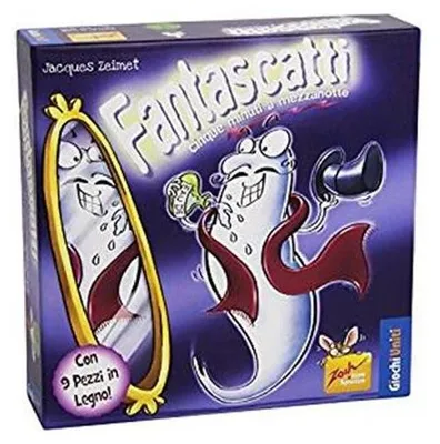 Imagen del producto de Fantascatti: 5 Minuti a Mezzanotte (Edición italiana) – Juego de mesa – Giochi Uniti – 2-8 jugadores – 8+