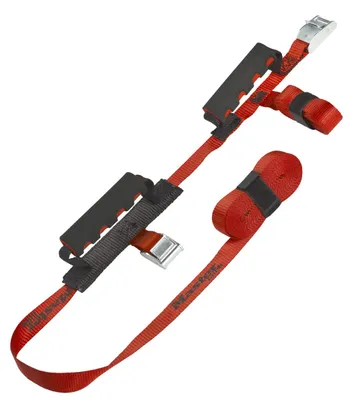 Produktbild von Master Lock 3126EURDAT Zwei Tragegurte mit Griff, Rot, 2,50 m x 2 5mm + 5,5 m x 25 mm Gurte