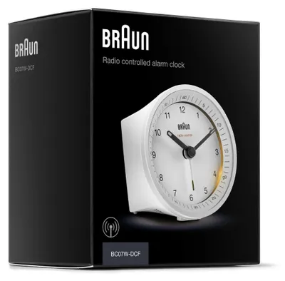 Image de Braun BC 07 W-DCF Réveil radioguidé blanc