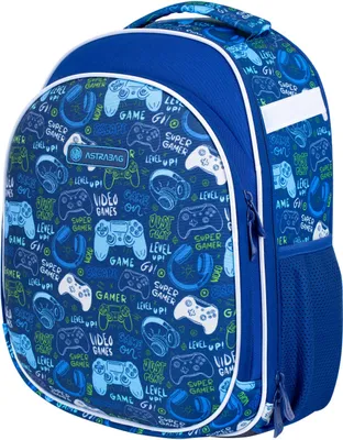 Produktbild von ASTRABAG AS1 Schulranzen Schulrucksack Schultasche GAMER COMPUTERSPIEL JOYSTICKS leicht bunt Kinder Jungen