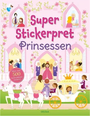 Zdjęcie produktu dla Deltas - Aufkleberbuch Deltas Super Sticker Fun Princesss | 1 Stück