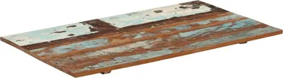 Immagine prodotto di Piano del tavolo rettangolare 60x100 cm 15-16 mm in legno massiccio di recupero