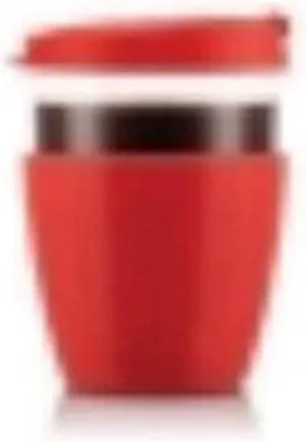 Obrázok produktu pre Cestovný pohár 0,4 l s viečkom a silikónovým obalom