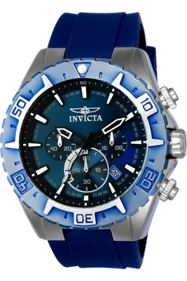 Immagine prodotto di Invicta Aviator 22522 Orologio da Uomo - Movimento al Quarzo - Acciaio Inossidabile con Quadrante Blu - 49 mm