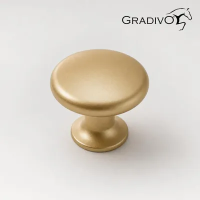 Produktbild von Möbelknopf Schrankknopf Schubladenknopf 217 Matt - Gold
