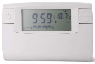 Immagine prodotto di Cronotermostato ambiente digitale avanzato con display LCD e 3 livelli si riscaldamento regolabili