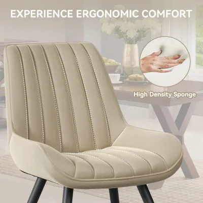 Produktbild von Esszimmerstuhl - Stuhl - Drehstuhl - Küchenstuhl - Bürostuhl - Ergonomisches Design - Weiche Polsterung
