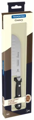 Imagen del producto de Tramontina CENTURY, cuchillo santoku, cuchillo de cocina, hoja de 13,1 cm, acero inoxidable, 24020-105