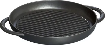 Produktbild von ZWILLING STAUB, Rund, Grillpfanne, Grau, Emaille, 260 °C, Eisenguss