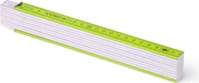 Immagine prodotto di Metrie, metro pieghevole Block-52, verde primavera-bianco, 2 m